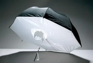Foto kišobran crno beli 85 cm (softbox varijanta)