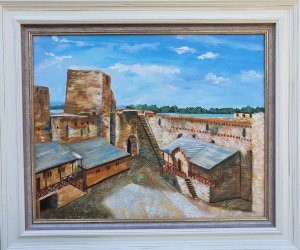 Tvrđava 2, Marija Đukić, ulje na platnu, sa 53x63 cm, bez 40