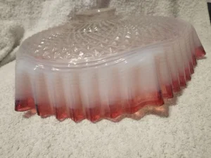 Staklo staro centralno za luster -120god.ili za ausec