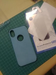 iPhone X/XS Silikonska Futrola i Staklo