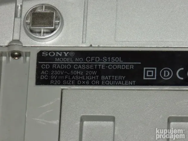 Radio CD Sony CFD-S150L
