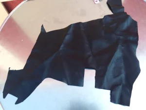 Prirodna koža crna tanka 40 x 25