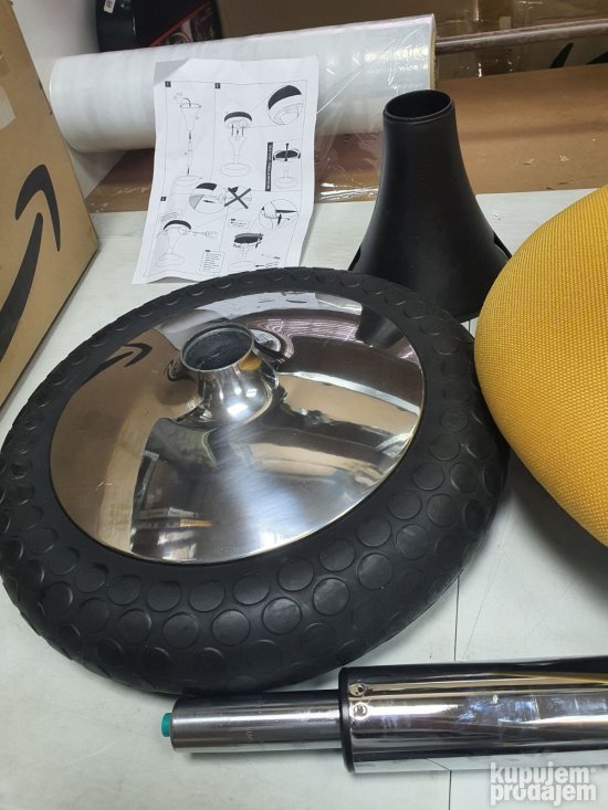 Fitnes Balans Stolica do 120kg 43 - 56 cm Oranz - TopStar