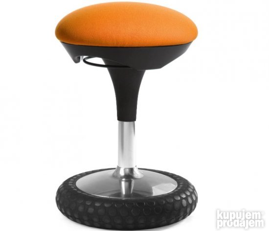 Fitnes Balans Stolica do 120kg 43 - 56 cm Oranz - TopStar