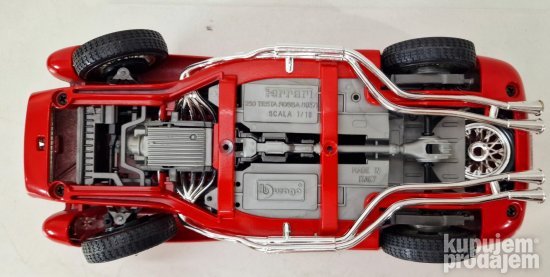 Ferrari 250 Testarossa 1957 - Burago - 1:18 - ODLICAN!