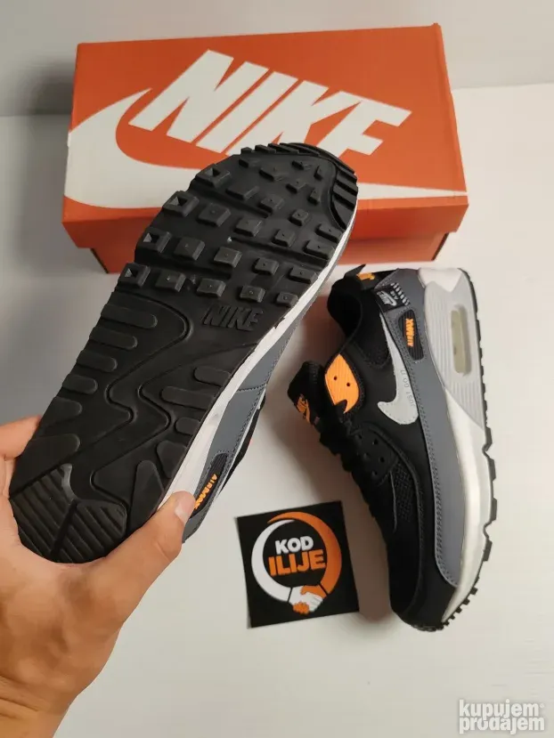 NIKE AIR MAX 90, Silver Orange; Nove Patike 90 Air Max