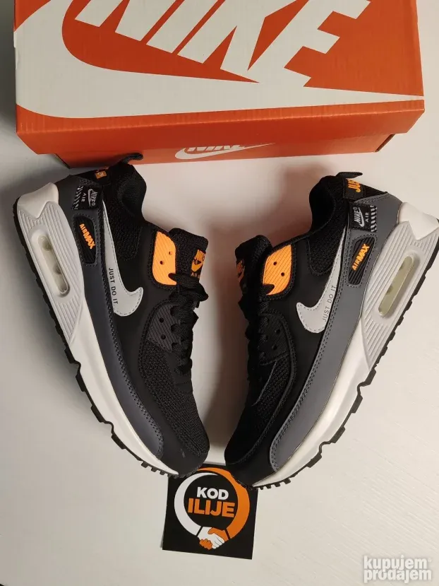 NIKE AIR MAX 90, Silver Orange; Nove Patike 90 Air Max