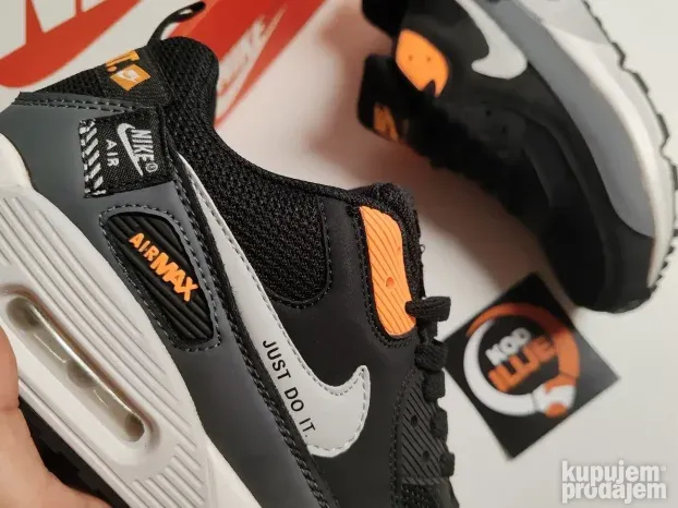NIKE AIR MAX 90, Silver Orange; Nove Patike 90 Air Max