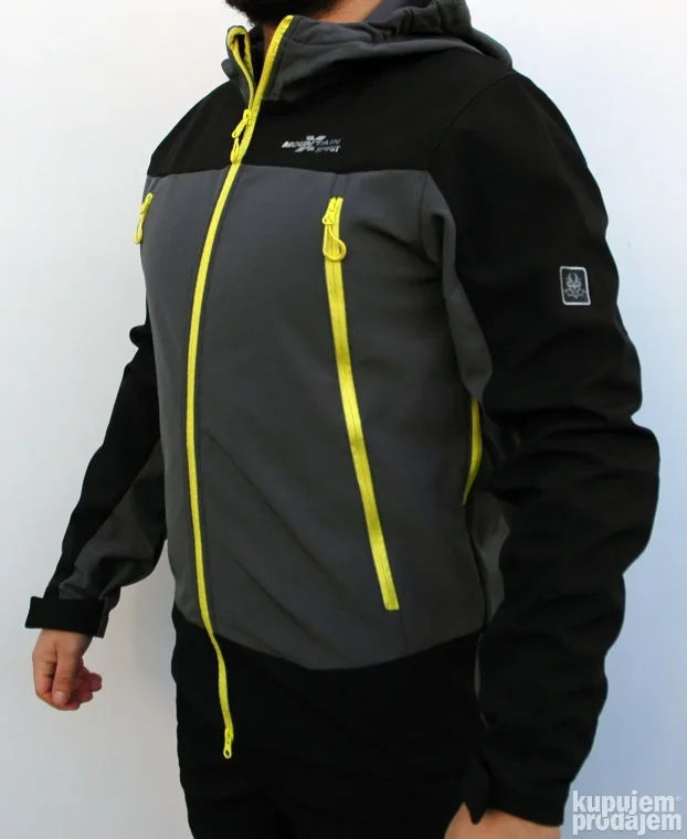 Softshell jakna MS 1651 sivi BESPLATNA POSTARINA