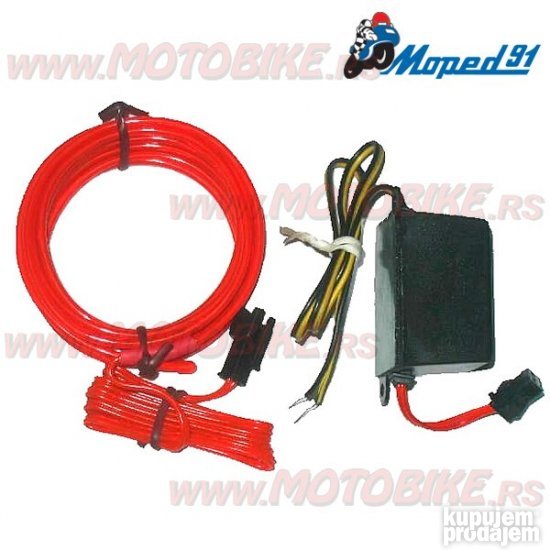 Neon svetlo 2m crveno