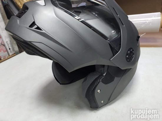 Adventure Kaciga za motore (Mat Siva) TOURMAX- Comieco