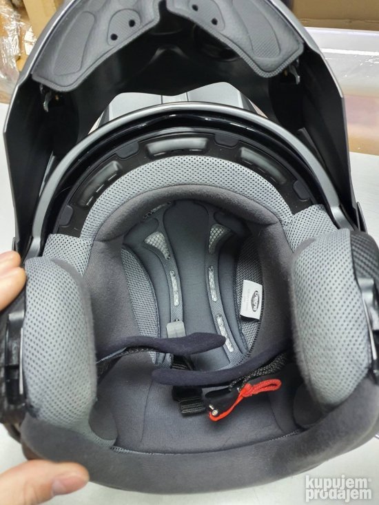 Adventure Kaciga za motore (Mat Siva) TOURMAX- Comieco