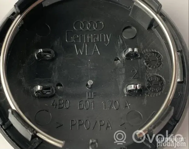Audi  - Čepovi za ALUFELNE - CRNI 69 mm 4B0 601 170 A