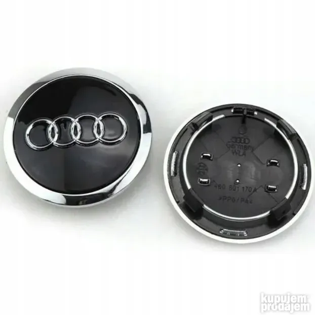 Audi  - Čepovi za ALUFELNE - CRNI 69 mm 4B0 601 170 A