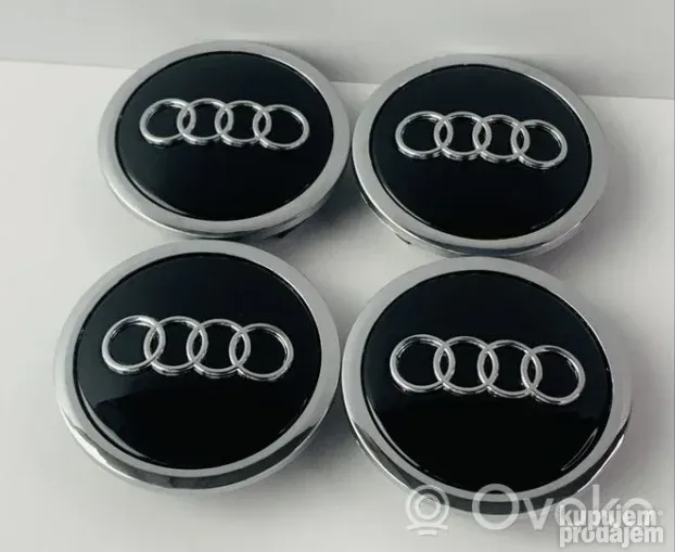 Audi  - Čepovi za ALUFELNE - CRNI 69 mm 4B0 601 170 A