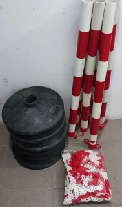 Post ograda crveno bela 25m JSP