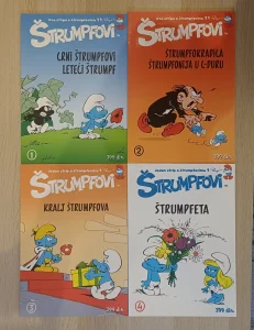 Štrumpfovi br. 1 - 4 ( Čarobna knjiga )