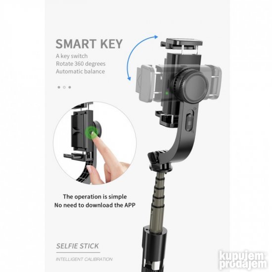 Gimbal stabilizovani drzac za telefon Gimbal crni