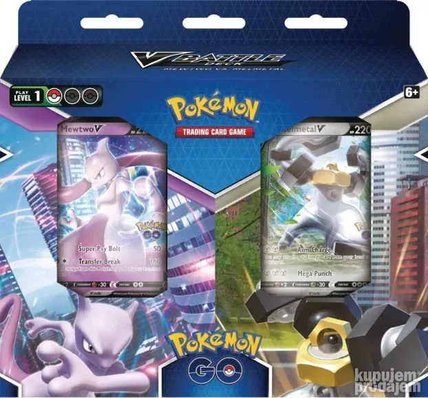 POKEMON GO Mewtwo V and Melmetal V Battle deck