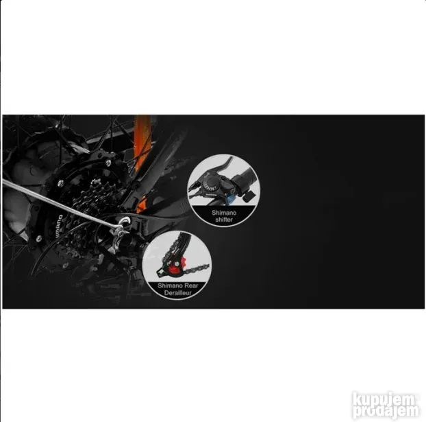 Elektricni bicikl Samebike FT26 350W crni