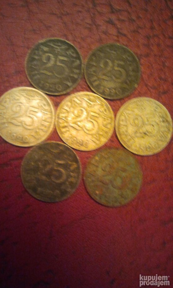 kovanica kraljevina 25 para 1920