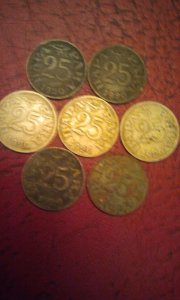 kovanica kraljevina 25 para 1920