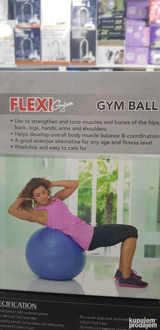 Fitness PILATES LOPTA Za Vežbanje 75cm