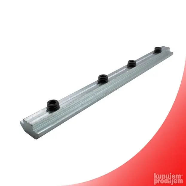 Pravolinijski konektor 140mm za alu profil 45x45