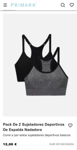 Primark set sportskih topica vel S. NOVO