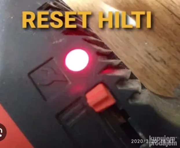 Reset elektronike na hilti masinama