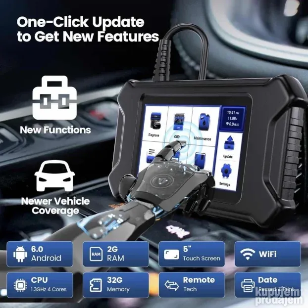 Mucar CS4 OBD2 Dijagnostika abs/srs/ecm/tcm sa 5 besplatnih
