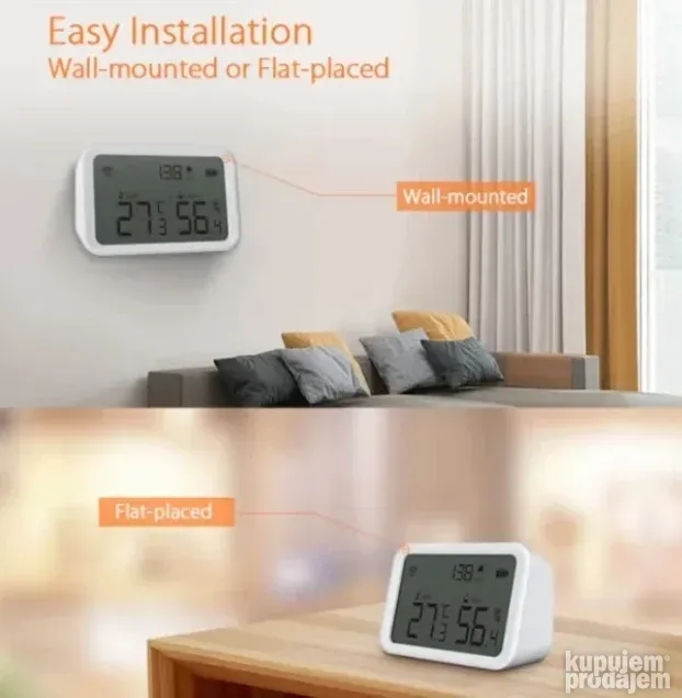ZIGBEE-SMART-TEMPERATURE-HS05 Gembird Alexa Smart Zigbee bez