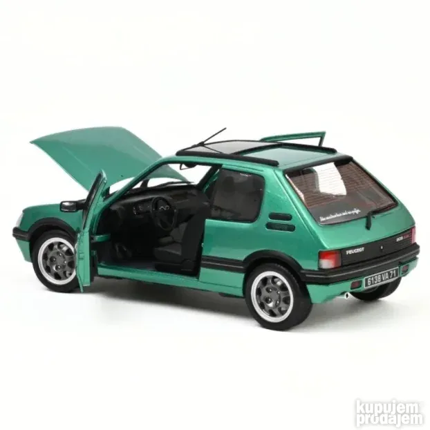 NOREV Peugeot 205 GTi Griffe Green 1991 , 1:18