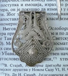 Vintage Art Nouveau FILIGRANSKA KOPČA