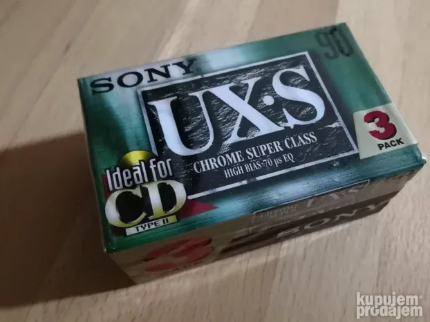 Sony UX-S 90 Chrome Super Class 3 Komada Neotpakovano