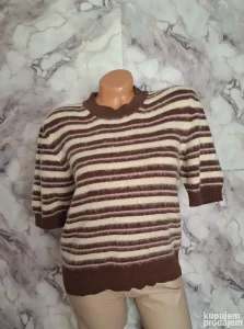 Čupavi prugasti dzemperić