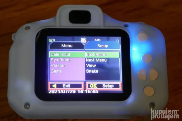 Dečija Digitalna kamera za decu KIDS CAMERA Plava