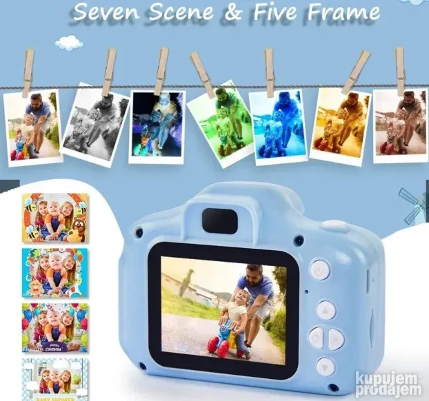 Dečija Digitalna kamera za decu KIDS CAMERA Plava