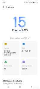 VIVO Y36 8/256gb.Meteor Black