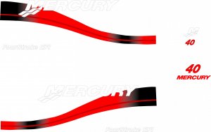 MERCURY 40 - Nalepnice za vanbrodski motor