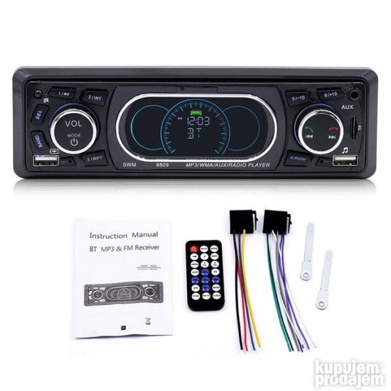 Auto radio Bluetooth Mp3 Player 4x60w KupujemProdajem