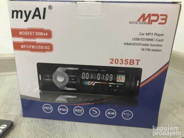 Auto radio MP3, usb, SD 50w x 4