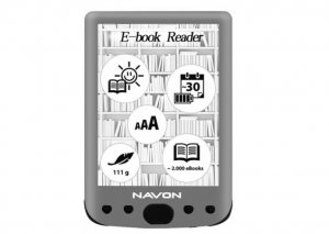 NAVON BigBook Blacklight 6" 8GB Gray