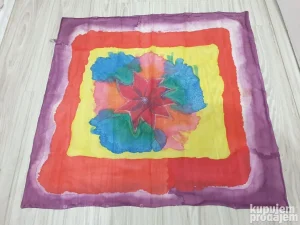 Svilena marama,ručno oslikana