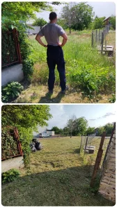 Košenje trave benzinskim trimerom Subotica