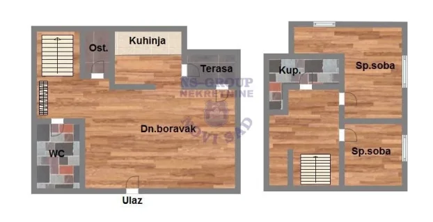 Š:562119, Bulevar patrijarha Pavla, 3.0 trosoban, 63 m²