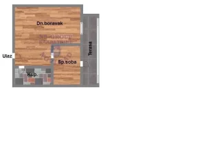 Š:563664, Banatić, 1.5 jednoiposoban, 28 m²