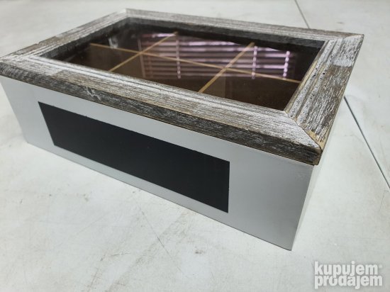 Retro Kutija Caj 6 Pregrada 23x15.5x7.5cm