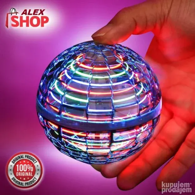 Leteća bumerang lopta koja svetli
