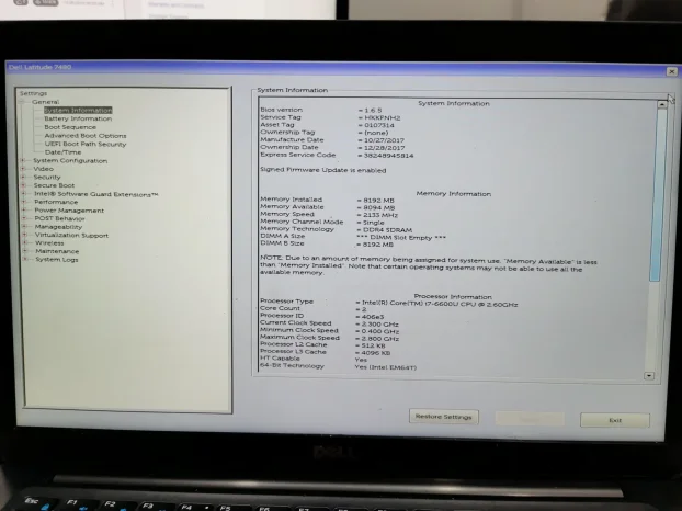 Maticna ploca za Dell Latitude 7480
